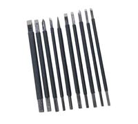 Ciieeo 10pezzi Kit Incisione Sigilli in Acciaio al Tungsteno Strumenti Manuali per Intaglio Pietra e Artigianato Scalpelli e Coltelli Affilati per Incisori e Creativi Gioielli