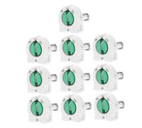 Ciieeo 10pezzi Portalampada Per Tubo Fluorescente Bi-pin Presa Resistente e Sicura Per Lampade Led Compatibile Con Vari Contesti Illuminazione Design Essenziale Ed Elegante