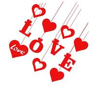 Ciieeo 11Pezzi Valentine's Day Hanging Decorations For Weddings Engagements And Parties And Light Weight Love Ornaments
