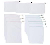 Ciieeo 12pezzi Sacchetto Coulisse Sacchetto Portaoggetti Realizzato in Materiale Robusto per Conservare Frutta e Verdura come Cipolle e Patate Comodo da Usare in Cucina Colore Casuale