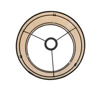 Ciieeo 1pezzi Paralume in Bambù Stile Giapponese per Lampada da Tavolo e Soffitto Resistente e Facile da Installare Design Elegante e Pratico per Casa