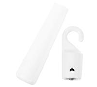 Ciieeo 1set Ganci e Maniglia per Bacchetta Cieca Accessori per Tende Maniglia Elegante Facile Installazione Sostituzione Bacchetta Inclinabile Design Versatile per Angoli