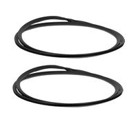 Ciieeo 2 guarnizioni per base della sedia da salone, anello in gomma antiscivolo per lo styling delle sedie, protezione per pavimenti in gomma flessibile e resiliente, maggiore stabilità e resistenza