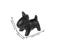 Ciieeo 2 pezzi Barattoli in Forma Cane per Spezie e Contenitori Condimenti per Cucina Ristorante e Esterni Design Cartoon Nero e Bianco Resistente e