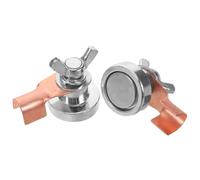 Ciieeo 2 Pezzi Clamp Magnetico per Messa da Saldatura Resistente Alle Intemperie Compatibile con Diverse Macchine per Operazioni Sicure Spazi Ristretti e All Aperto