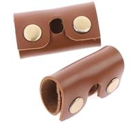 Ciieeo 2 Pezzi Copri Testina Rasoio Manuale Flessibile in Silicone Marrone, Guaina Antigraffio Protettiva per Rasoi di Sicurezza, Custodia Leggera per Viaggio e Conservazione