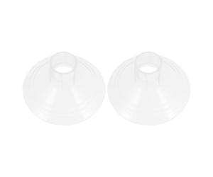Ciieeo 2 Pezzi Cuscinetti per Tiralatte in Gel di Silice Bianco Superfici Levigate, Protezione Anti-ritorno, Accessori Riutilizzabili per Pompe Manuali ed Elettriche