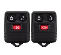 Ciieeo 2 pezzi di portachiavi con telecomando per auto - Trasmettitore di ricambio per chiave di accesso senza chiave a 3 pulsanti - Accessorio elettronico per telecomando per auto compatibile con
