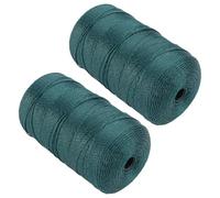 Ciieeo 2 Pezzi Filo Nylon per Riparazione Reti da Pesca Trecciato e Resistente per Acqua Dolciastre e Salata Corda Avvolgente Leggera e Discreta per Riparazioni Stabili e Professionali