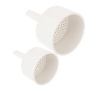 Ciieeo 2 pezzi Imbuto Filtrante in Ceramica per Laboratorio Funnel Buchner per Filtrazione Precisa e Resistente Strumento per Ricerca e Analisi