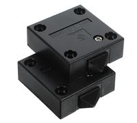 Ciieeo 2 Pezzi Interruttore Luce per Porta Armadio 2a 12-250v Viti, Controllo Automatico per Luci Mobili e Guardaroba, Materiale Abs Nero, Installazione Facile in Cucina e Ripostiglio