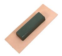 Ciieeo 2 Pezzi Kit Affilatura Coltelli con Blocco in Cuoio per Lucidatura e Pasta Abrasiva, Base Antiscivolo in Legno Leggera per Chef e Intagliatori, per Coltelli da Cucina e Rasoi