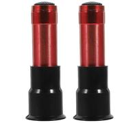 Ciieeo 2 Pezzi Lampada la Speratura delle Uova Portatile, Candela per Uova in Lega di Alluminio e Abs, Rosso, 3 Batterie Aaa Non Incluse, per Valutare Fertilizzazione e Grado