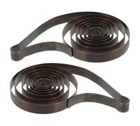 Ciieeo 2 Pezzi Molle Metalliche per Sveglia Meccanica in Acciaio, Parti di Orologio per Riparazione e Restauro, Accessori Fai da Te per Meccanismi di Orologi Vintage