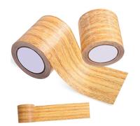 Ciieeo 2 pezzi Nastro Adesivo Effetto Venatura Legno Realistico Riparazione Mobili Pavimenti e Porte Alta Adesività Facile da Tagliare e Applicare per Casa e