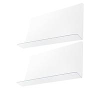 Ciieeo 2 Pezzi Paraspruzzi Doccia Angolare in PVC Trasparente Antischizzo e Resistente all Olio Installazione Facile Attrezzi per Vasca e Accessori Bagno Pratici e