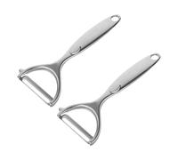 Ciieeo 2 Pezzi Pelapatate a Y Sbuccia Frutta e Verdura con Lama in Acciaio per Cucina Multifunzionale Facile da Pulire per Patate e Cetrioli