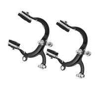 Ciieeo 2 Pezzi Pinze Freno Bici Anteriore e Posteriore Brake Caliper Nero Compatibili con Mountain Bike e Bici Pieghevoli Resistente per Sostituzione