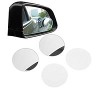 Ciieeo 2 Pezzi Specchietto Laterale Blindspot Auto Rotante Senza Cornice Specchio Retrovisore Compatto con Ventosa Facile da Installare per Camion e Auto