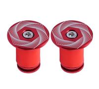 Ciieeo 2 Pezzi Tappi Manubrio Bici in Lega di Alluminio | Manubrio di Bici da Strada e Mountain Bike, Installazione Semplice, Serraggio Chiave da 3mm