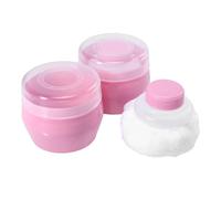 Ciieeo 2 Set di Puff Rotondi per Bambini Dopo Bagno, Morbidi sulla Pelle, Realizzati in Morbida Pelliccia e Plastica Pp, per L'igiene di Neonati e Ragazzi