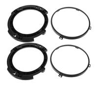 Ciieeo 2 set Staffe di Montaggio per Fari Rotondi Supporto Fissaggio Faro e Anello di Copertura Resistenti per Guida Offroad Stabile