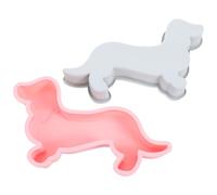 Ciieeo 2 Stampi Per Dolci In Silicone Antiaderenti A Forma Di Bassotto Teglie Da Forno Stampi Per Dolcetti Per Cani Stampo Per Cioccolato Carino Stampo Per Caramelle Per Cioccolato