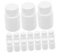 Ciieeo 20 Bottiglie in Plastica per Farmaci da Flaconcini Resistenti e Sigillati Contenitori Piccoli per Capsule e Portatili e Sicuri per Uso Prolungato