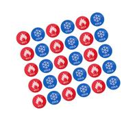 Ciieeo 20 Paia Di Adesivi Per La Distinzione Tra Acqua Calda E Fredda Cartelli Autoadesivi Per Il Bagno Adesivi Per Acqua Calda Etichette Per L'Acqua Del Bagno