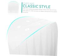 Ciieeo 20 Pezzi Cappelli da Chef USA e Getta in Non Cappelli da Fornaio Leggeri e Traspiranti per Cucina Ristorante e Catering