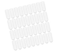 Ciieeo 200 Pezzi Tappi Terminali in Gomma Trasparente per Fascia per Chioma, Copriscarpe Protettivi in Gomma per Fasce da 3 Mm, Accessori per Creazioni Fai da Te, Adatti e Uso