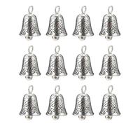 Ciieeo 20Pcs Mini Campanellini D'argento Campanelli Decorativi Pendenti Dell'albero Di Natale Per L'arredamento Del Festival Di Natale