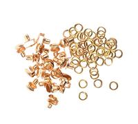 Ciieeo 20pezzi Ganci Per Lacci Stivali in Ottone Fibbie Ripara Scarpe Artigianali Accessori Passalacci Leggeri e Portatili Per Escursionismo e Uso Sportivo