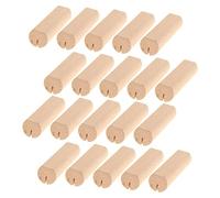 Ciieeo 20pezzi Supporto Numeri da Tavolo in Legno Porta Biglietti da Visita Espositore per Biglietti Base in Legno per Menu Foto Promemoria da Visita da Scrivania