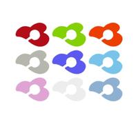 Ciieeo 24 Pezzi Segna Bicchieri in Silicone a Forma di Nuvola per Feste | Decorazione per Calici e Tazze, Pratico per Identificare Proprio Bicchiere, Stile Bello e Leggero Colore Casuale