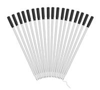 Ciieeo 25 Pezzi Ricariche per Penne a Sfera da 1mm Punta Media, Ricariche Sostituibili in Pp Nero, Scrittura Liscia senza Perdite, per Cancelleria e Studio