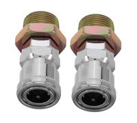 Ciieeo 2pezzi Adattatore Gas per Rifornimento Raccordo Rapido per Bombole e Serbatoi Gas Facile da Installare e Resistente per Veicoli Commerciali
