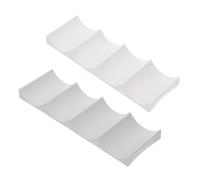 Ciieeo 2pezzi Bevande Per Frigorifero Espositore Moderno Per Vino Bibita Bottiglia Supporto Frigorifero Scaffale Organizer Tappetino