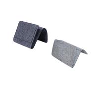 Ciieeo 2pezzi Borsa Portaoggetti Comodino in Feltro Resistente Organizzatore Multiuso Con Cinghia Posteriore Per Appendere Letto o Divano Tasca Grande Per Telefono Telecomando e Accessori