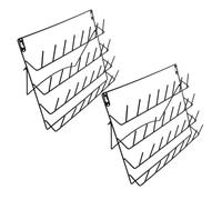 Ciieeo 2pezzi Espositore Cavo in Supporti per Esposizione in Espositore da Parete in Filo Supporto per Esposizione da Espositore in Rete Parete in Supporto per Supporti