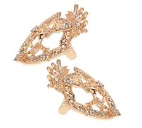 Ciieeo 2pezzi Spilla Corona Vintage in Lega di Zinco Oro, Leggera e Resistente, per Camicie e Abiti, Accessorio Classico da Collezione Gioielli Uomo e Donna