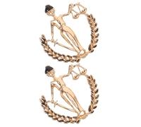 Ciieeo 2pezzi Spilla da Colletto Scala della Giustizia Spilla da Avvocato in Lega Regali Legal per Uomo Accessorio da Camicia Design Vintage da Bavero per Studenti di Giurisprudenza