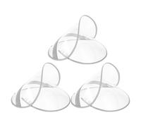 Ciieeo 3 Pezzi Cappello Antipioggia Visiera Sostituibile, Accessorio Plastico per Protezione Viso, Facile da Installare per Poncho Antipioggia, per Pioggia e Attività All’aperto