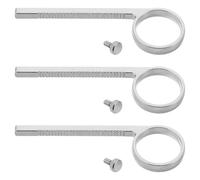 Ciieeo 3 Set Anelli Scorrevoli in Metallo per Valvole Tromba con Maniglia Antiscivolo, Accessori di Estrazione Valvola Compatibili per Riparazione Strumenti Musicali e Uso in Concerto