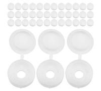Ciieeo 300 Pezzi Tappi Coprivite in Plastica Pp con Design Integrato e Cerniera, Facili da Installare e Pulire, per Progetti Domestici e Ufficio con Viti M4