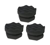 Ciieeo 3Pezzi Lucidatura e Ceratura Auto Handy Wax ad Alta Densità per Pulizia Interni Veicolo Maneggevole per Applicazione Cera e Pulizia per Cera Nero