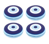 Ciieeo 4 Pezzi Ammortizzatore per Racchetta da Tennis, Antivibrazione in Silicone, Rotondo, Design Giocoso, Riduzione del Rumore della Fatica, per Allenamento Sportivo, Junior e Adulti