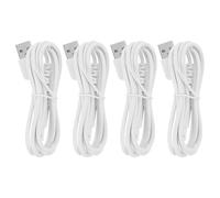 Ciieeo 4 Pezzi Cavo di Ricarica USB per Idropulsore Portatile, Cavo di Ricarica per Water Flosser, Tpe, Bianco, Compatto, per Casa e Viaggio