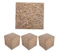 Ciieeo 4 Pezzi Decorative Hay Bales Paper Boxes Realistic Rustic Straw Bales For Outdoor Cowboy Party Western Farmhouse Fall Harvest Festival Decor
