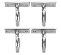 Ciieeo 4 Pezzi Gancio a Forma di Domanda in Acciaio Inox 304 6 Mm